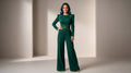 A única forma de pagamento é via criptomoeda. Chame no WhatsApp: +55 11 97263-1689 — Maya Jumpsuit — Macacão Couture de Luxo