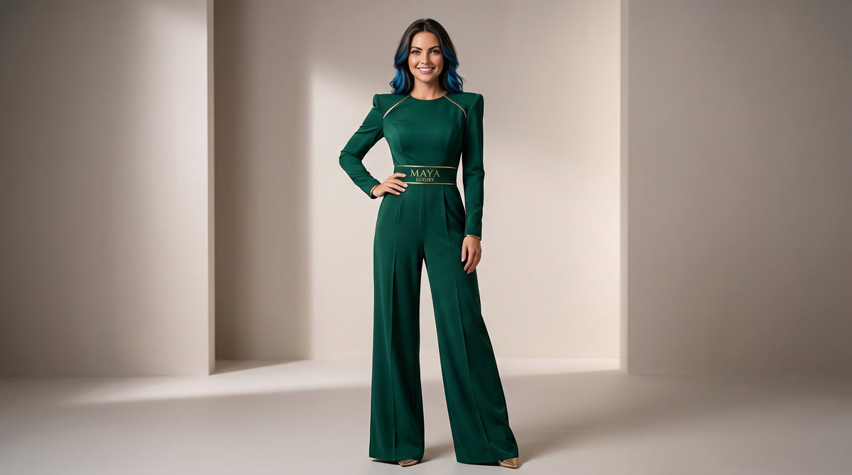 A única forma de pagamento é via criptomoeda. Chame no WhatsApp: +55 11 97263-1689 — Maya Jumpsuit — Macacão Couture de Luxo