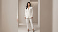 Blazer Sobretudo Branco Luxury