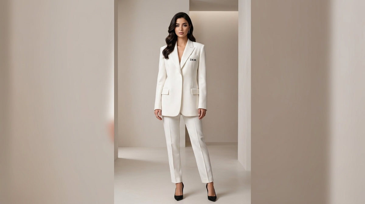 Blazer Sobretudo Branco Luxury